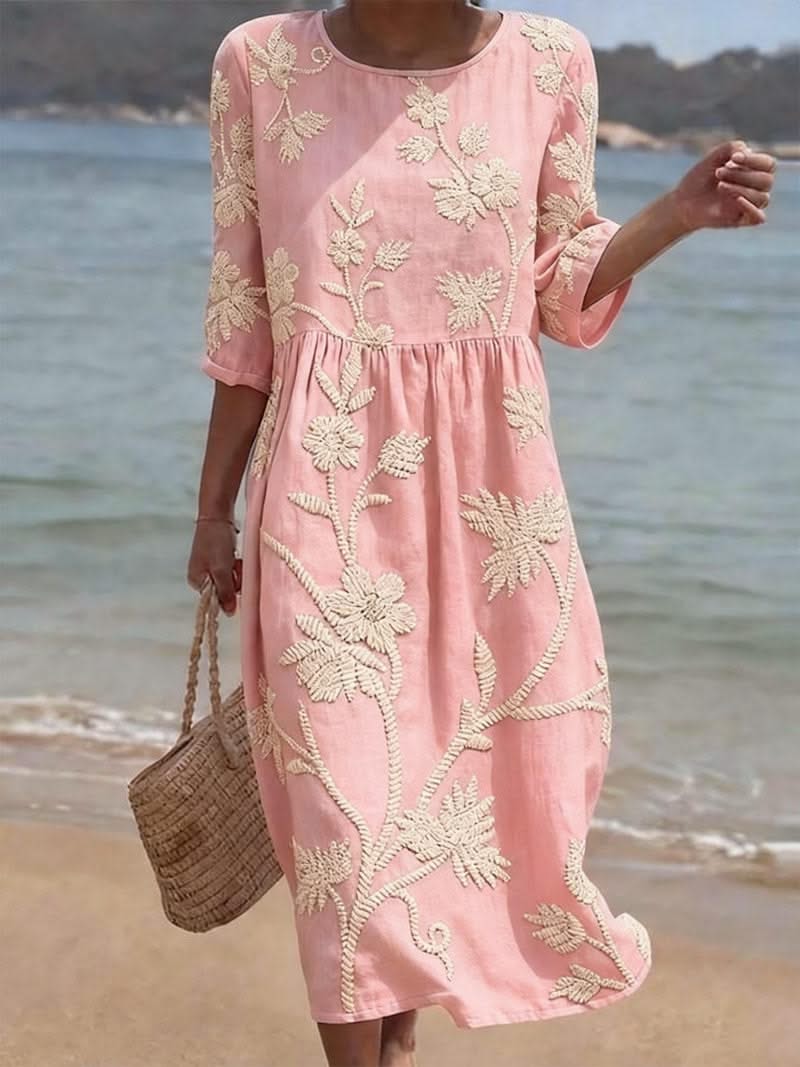 Margaux - Vintage casual zomerjurk dames