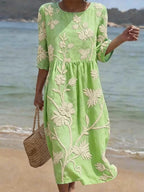 Margaux - Vintage casual zomerjurk dames