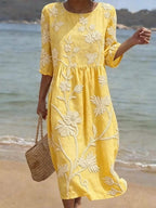 Margaux - Vintage casual zomerjurk dames