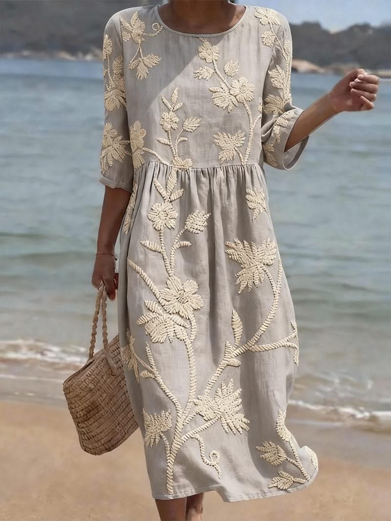 Margaux - Vintage casual zomerjurk dames