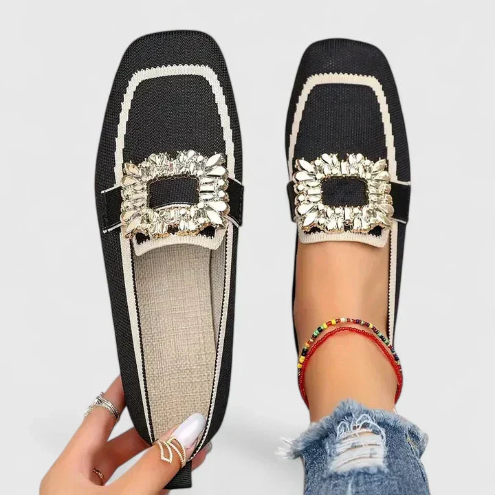 Noémie - Loafers met decoratieve gesp dames