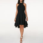 Elodine - Elegante midi jurk met ruches dames