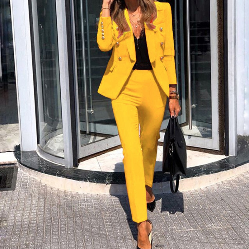 Manelle - Set met blazer en broek dames