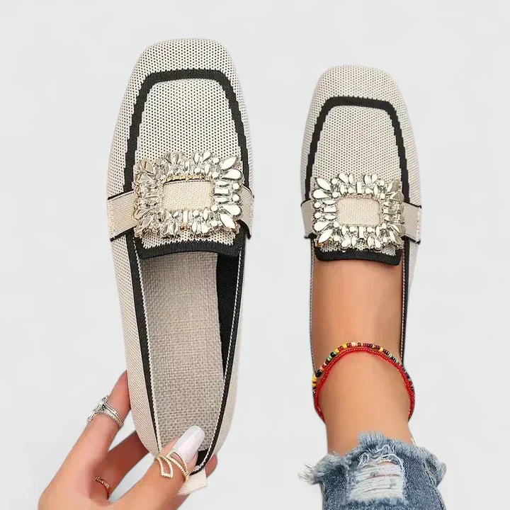 Noémie - Loafers met decoratieve gesp dames