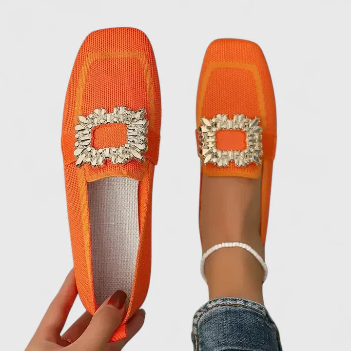 Noémie - Loafers met decoratieve gesp dames