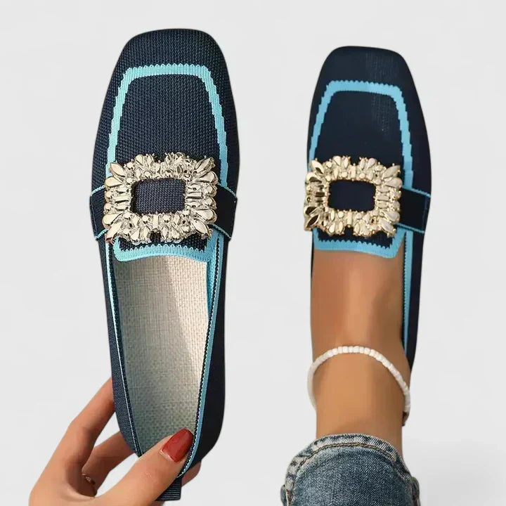 Noémie - Loafers met decoratieve gesp dames