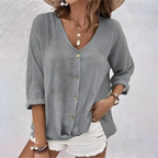 Aurore - Blouse met knopen dames