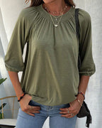 Lizette - Shirt met ronde hals dames