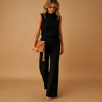 Annelle - Jumpsuit met wijde pijpen dames