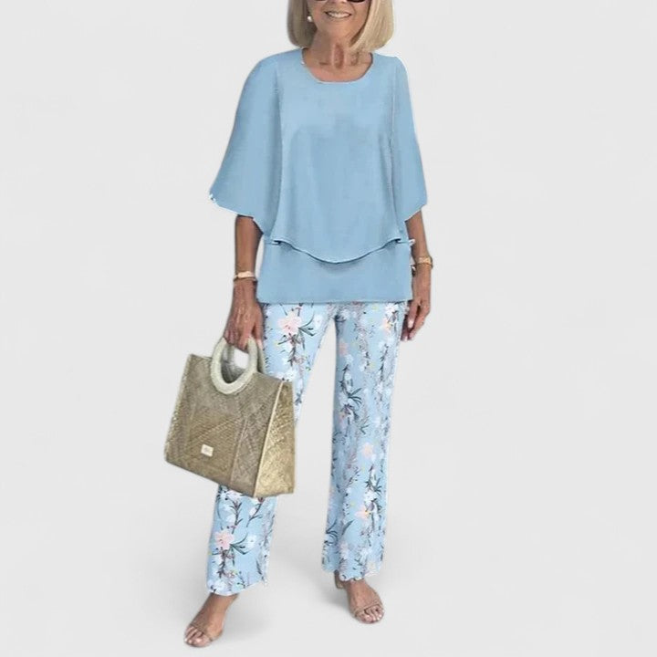 Maureen - Zomers tweedelig set dames