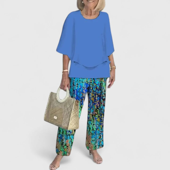 Maureen - Zomers tweedelig set dames