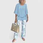 Maureen - Zomers tweedelig set dames