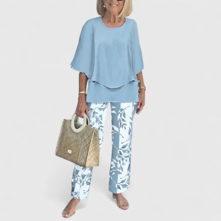 Maureen - Zomers tweedelig set dames