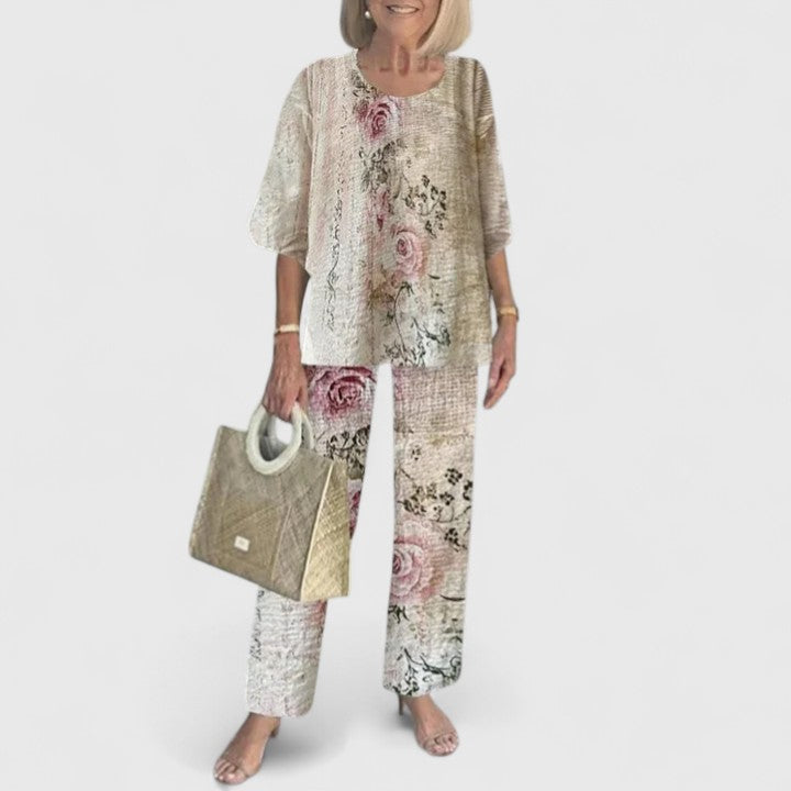 Maureen - Zomers tweedelig set dames