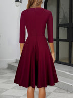 Paola - Elegante midi avondjurk dames
