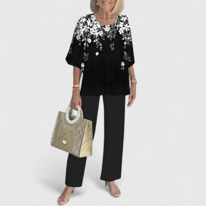 Maureen - Zomers tweedelig set dames