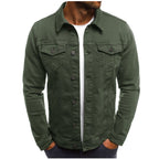 Casual spijkerjack heren van stevig denim 1
