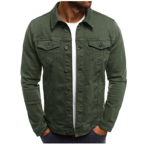 Casual spijkerjack heren van stevig denim 1
