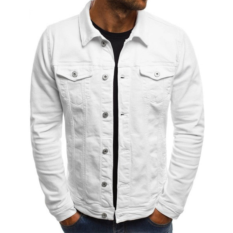 Casual spijkerjack heren van stevig denim 2