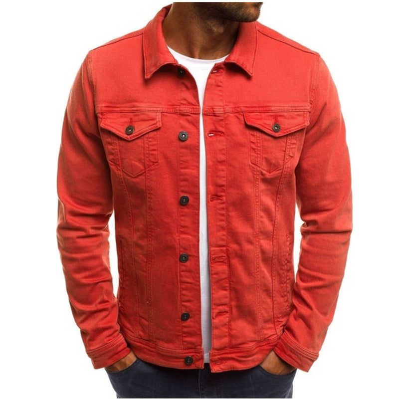 Casual spijkerjack heren van stevig denim 3