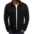 Casual spijkerjack heren van stevig denim 4