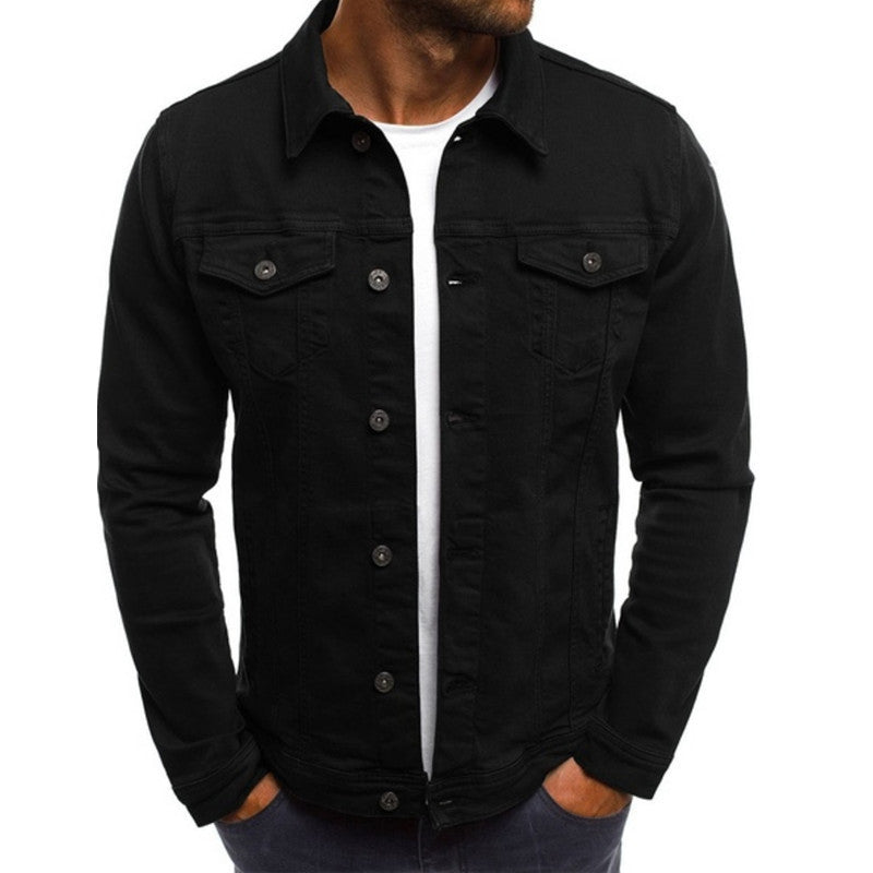 Casual spijkerjack heren van stevig denim 4
