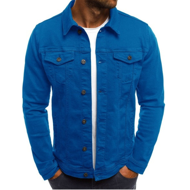 Casual spijkerjack heren van stevig denim 5