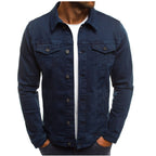 Casual spijkerjack heren van stevig denim 6