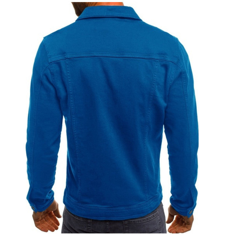Casual spijkerjack heren van stevig denim 7