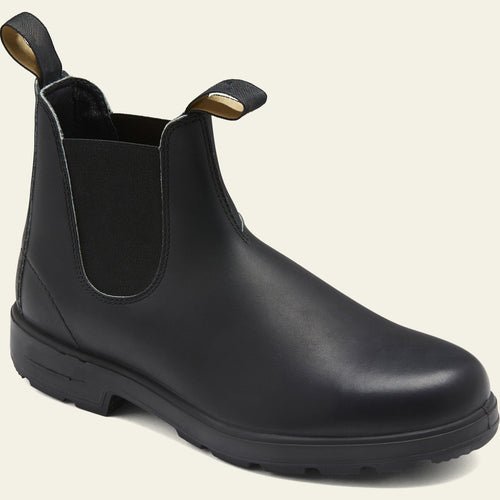Chelsea boots heren van leer met grove zool 1