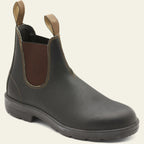 Chelsea boots heren van leer met grove zool 3