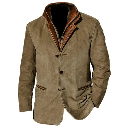 Colbert heren smart casual met reverskraag en knoopsluiting 1