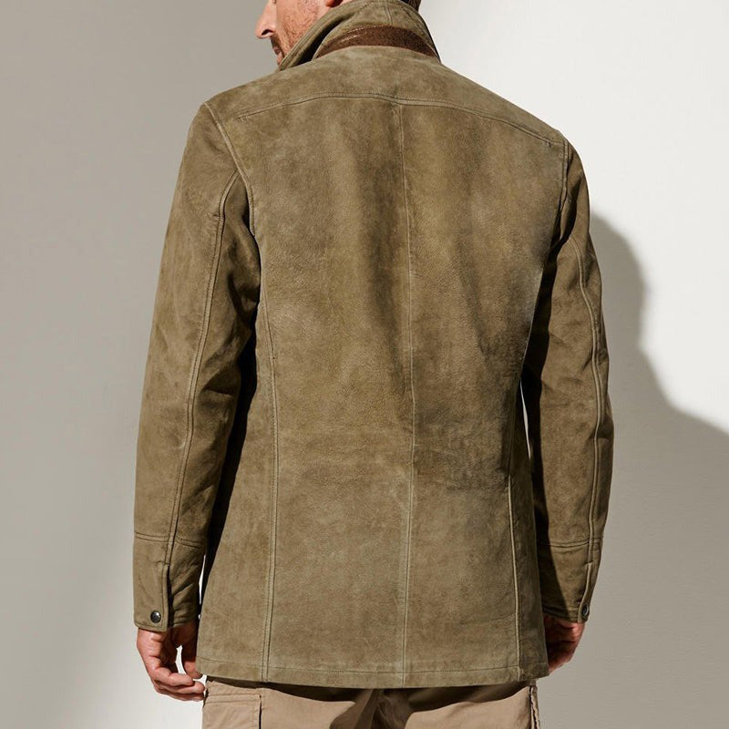Colbert heren smart casual met reverskraag en knoopsluiting 5