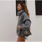 Coltrui dames oversized met hoge col 14