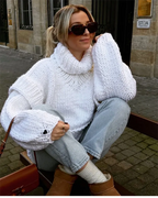 Coltrui dames oversized met hoge col 6