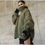 Coltrui dames oversized met hoge col 8