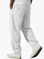 Corduroy broek heren met rechte pasvorm en elastische taille 6