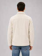 Corduroy overshirt heren met knoopsluiting en borstzakken 5