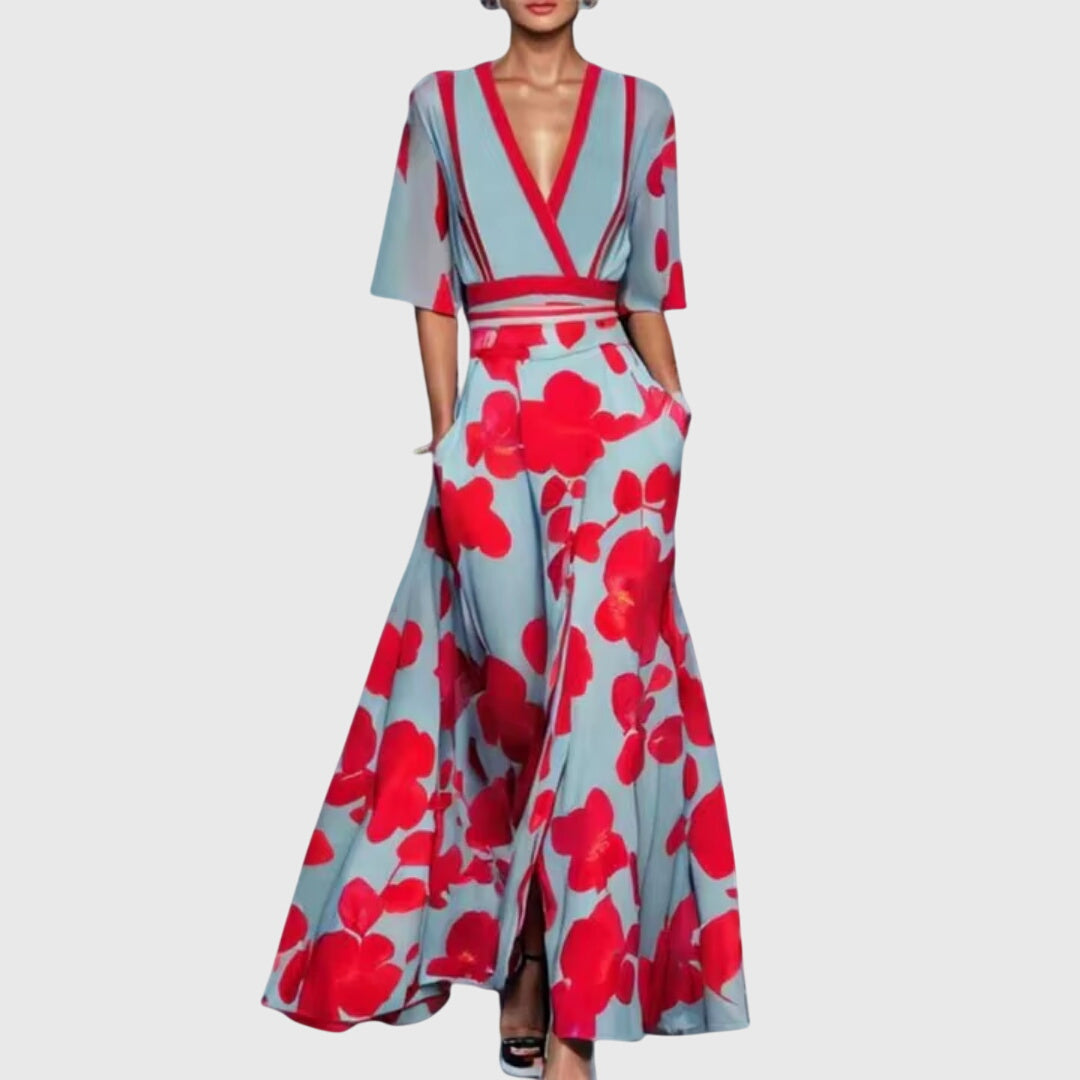 Lysiane - Elegante maxi jurk voor de lente dames