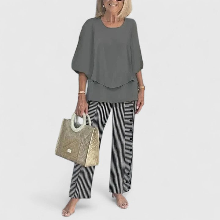 Maureen - Zomers tweedelig set dames