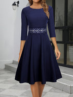 Paola - Elegante midi avondjurk dames