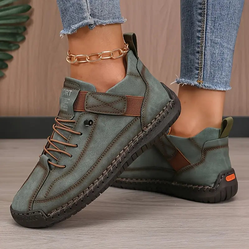 Instapsneakers dames zonder veters met sportieve look voor dagelijks gebruik 8