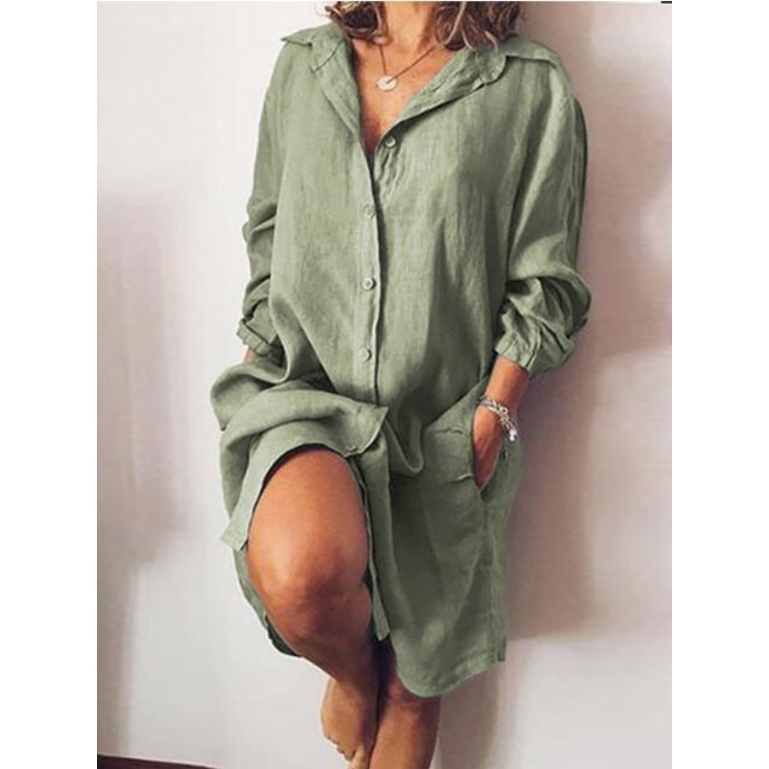 Daphne - Lange blouse dames