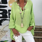 Mila - Blouse met lange mouwen dames