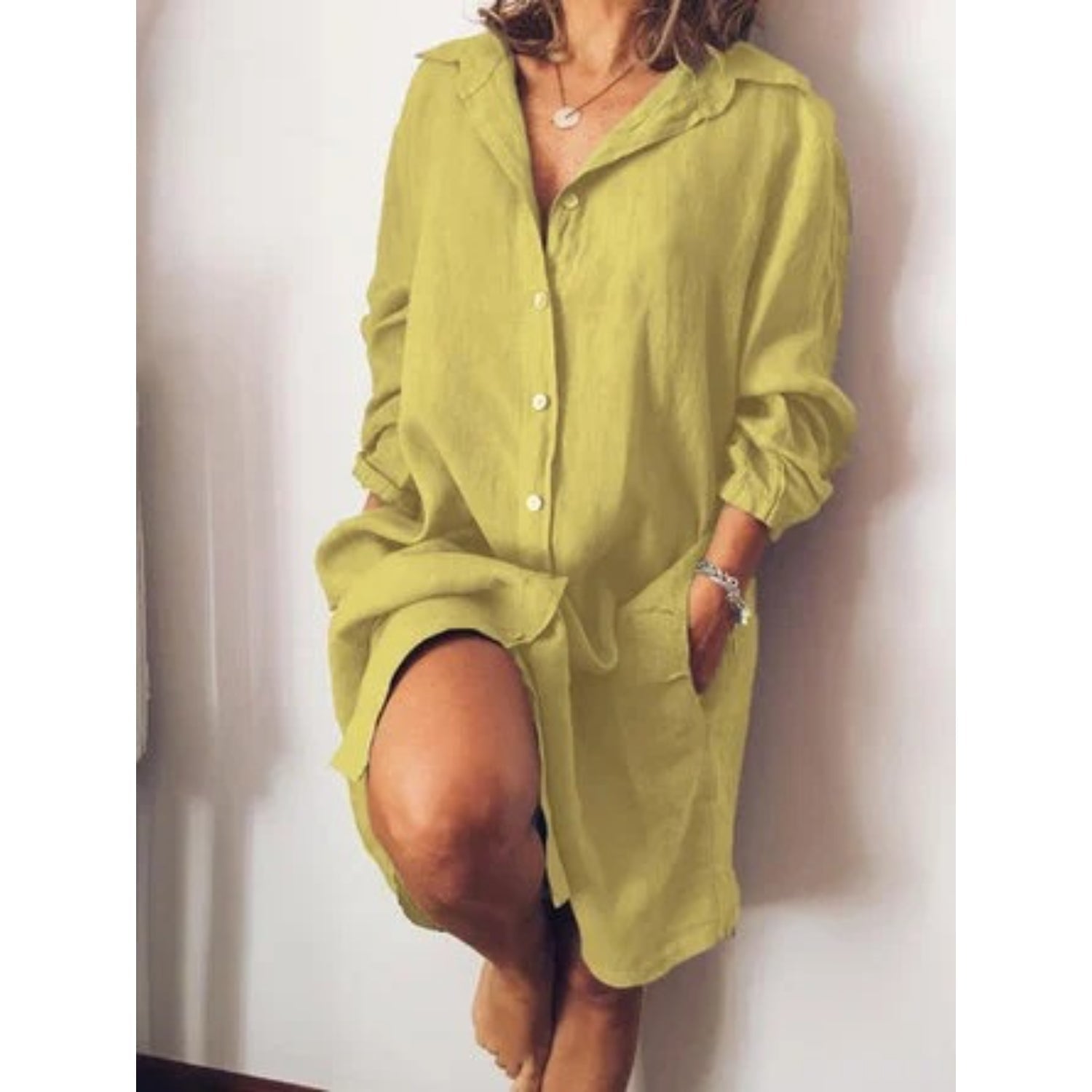 Daphne - Lange blouse dames