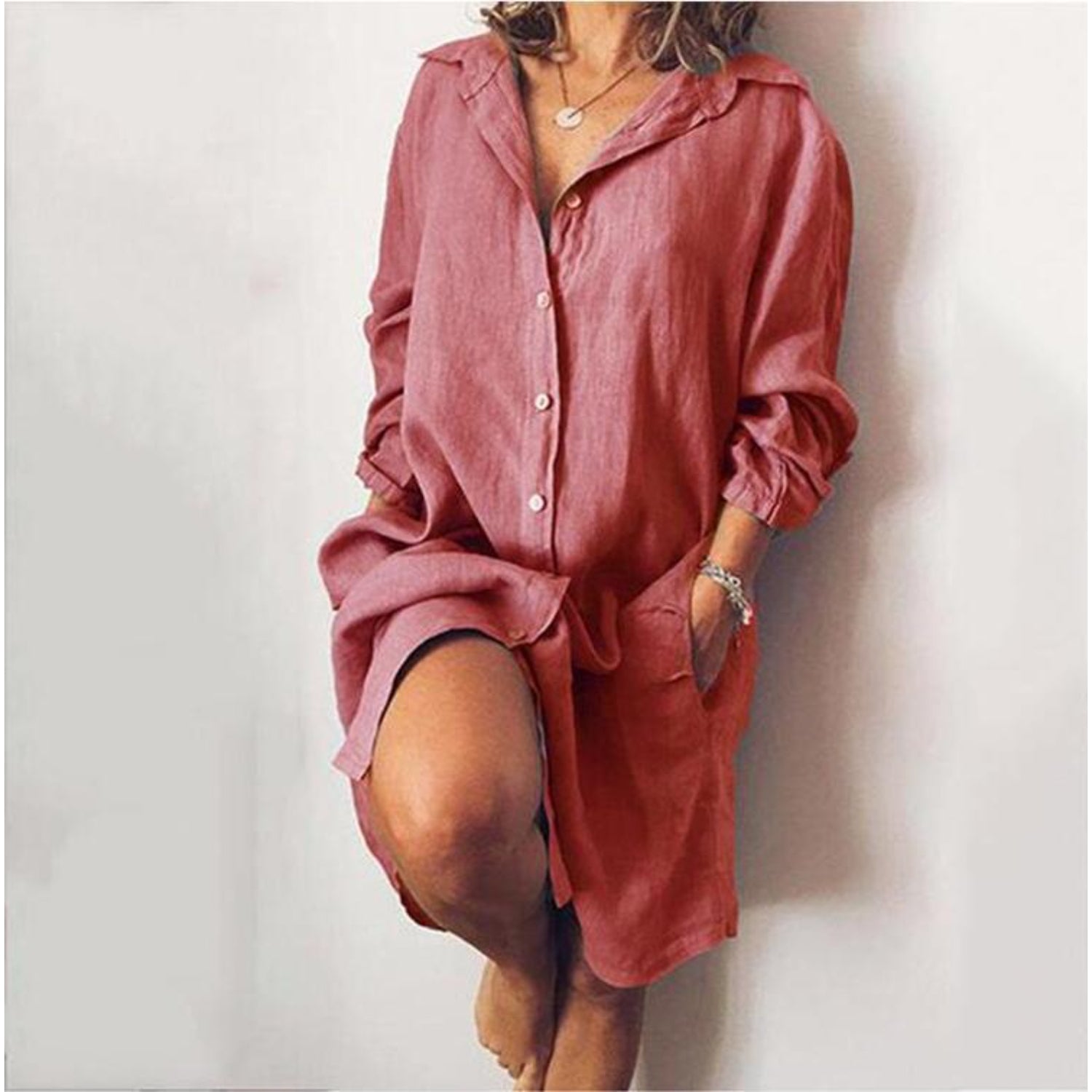 Daphne - Lange blouse dames