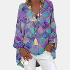 Mila - Blouse met lange mouwen dames