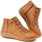 Enkelboots dames met comfortzool, suede-look en zijrits 1
