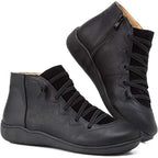 Enkelboots dames met comfortzool, suede-look en zijrits 3