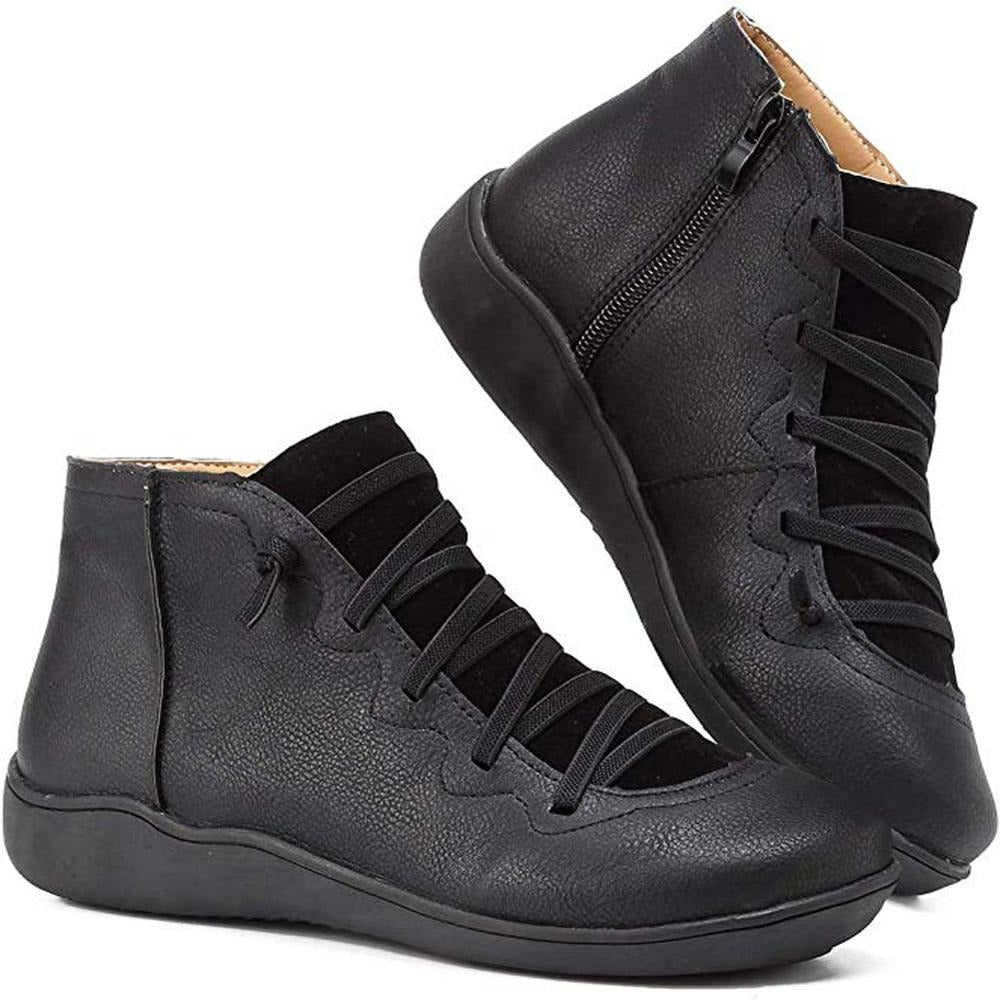 Enkelboots dames met comfortzool, suede-look en zijrits 3